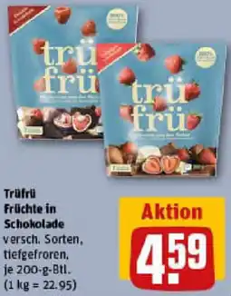 REWE Trüfrü Früchte in Schokolade Angebot