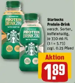 REWE Starbucks Protein-Drink Angebot