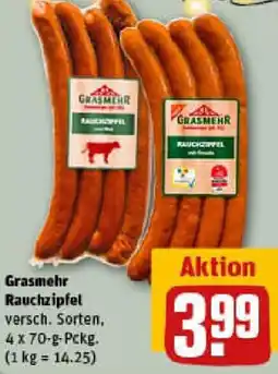 REWE Grasmehr Rauchzipfel Angebot