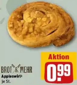REWE BROT & MEHR Appleswirl Angebot
