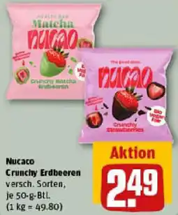 REWE Nucao Crunchy Erdbeeren Angebot