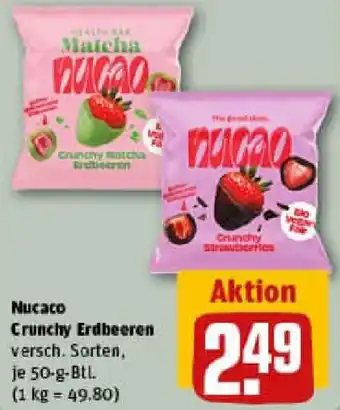 REWE Nucao Crunchy Erdbeeren Angebot