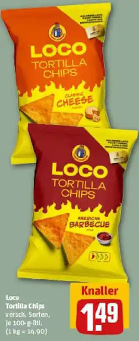 REWE Loco Tortilla Chips Angebot