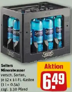 REWE Selters Mineralwasser Angebot