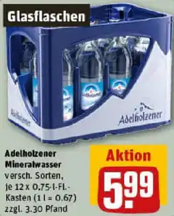 REWE Adelholzener Mineralwasser Angebot