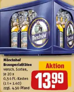 REWE Mönchshof Brauspezialitäten Angebot