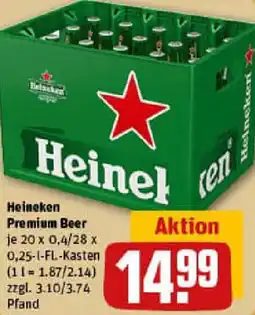 REWE Heineken Premium Beer Angebot