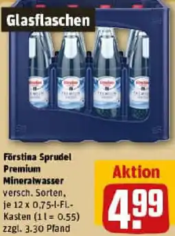 REWE Förstina Sprudel Premium Mineralwasser Angebot