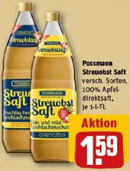 REWE Possmann Streuobst Saft Angebot