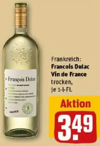 REWE Francois Dulac Vin de France Angebot
