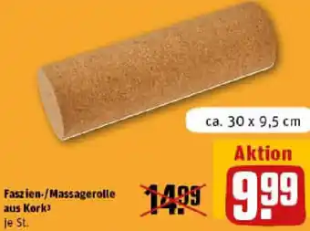 REWE Faszien-/Massagerolle aus Kork Angebot