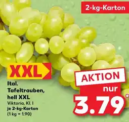 Kaufland Ital. Tafeltrauben, hell XXL Angebot