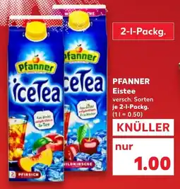 Kaufland PFANNER Eistee Angebot
