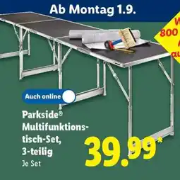 Lidl Parkside Multifunktions-tisch-Set, 3-teilig Angebot