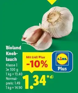 Lidl Bioland Knoblauch Angebot