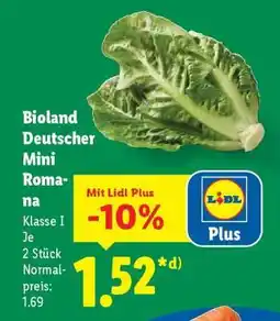 Lidl Bioland Deutscher Mini Romana Angebot