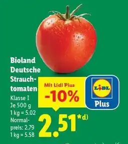 Lidl Bioland Deutsche Strauchtomaten Angebot
