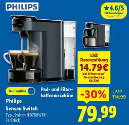 Lidl PHILIPS Senseo Switch Angebot