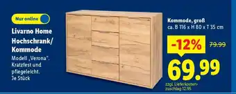 Lidl Livarno Home Hochschrank/Kommode Angebot