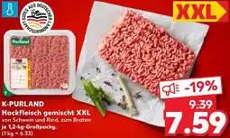 Kaufland K-PURLAND Hackfleisch gemischt XXL Angebot