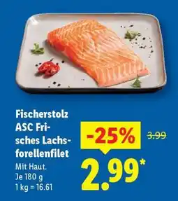 Lidl Fischerstolz ASC Frisches Lachsforellenfilet Angebot