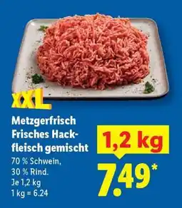 Lidl Metzgerfrisch Frisches Hackfleisch gemischt Angebot