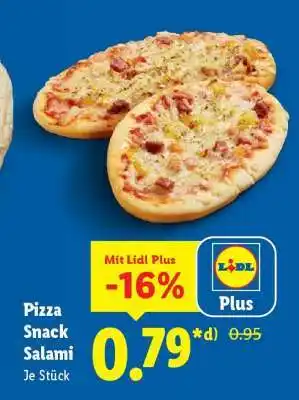 Lidl Pizza Snack Salami Angebot