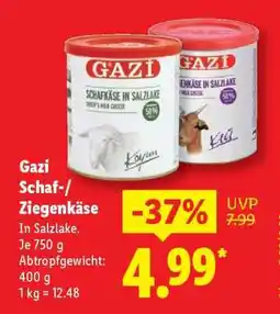 Lidl GAZI Schaf-/Ziegenkäse Angebot