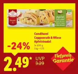 Lidl Conditorei Coppenrath & Wiese Apfelstrudel Angebot