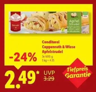 Lidl Conditorei Coppenrath & Wiese Apfelstrudel Angebot