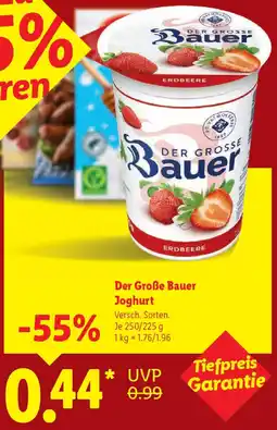 Lidl Der Große Bauer Joghurt Angebot