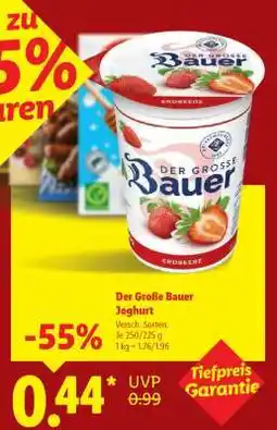 Lidl Der Große Bauer Joghurt Angebot