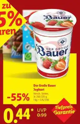 Lidl Der Große Bauer Joghurt Angebot