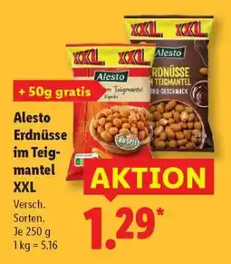 Lidl Alesto Erdnüsse im Teigmantel XXL Angebot