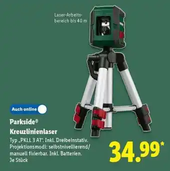 Lidl PARKSIDE Kreuzlinienlaser Angebot