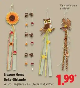Lidl LIVARNO home Deko-Girlande Angebot
