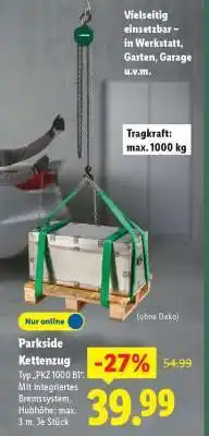 Lidl PARKSIDE Kettenzug Angebot