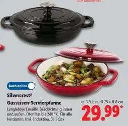 Lidl Silvercrest Gusseisen-Servierpfanne Angebot