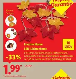 Lidl LIVARNO home LED-Lichterkette Angebot