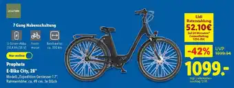 Lidl prophete E-Bike City, 28 Angebot