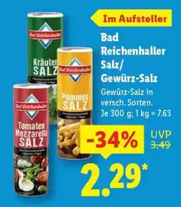 Lidl Bad Reichenhaller Salz/Gewürz-Salz Angebot