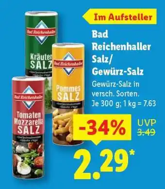 Lidl Bad Reichenhaller Salz/Gewürz-Salz Angebot