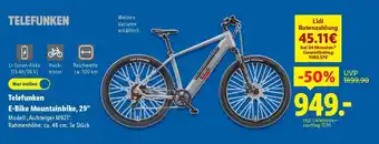 Lidl TELEFUNKEN E-Bike Mountainbike, 29 Angebot