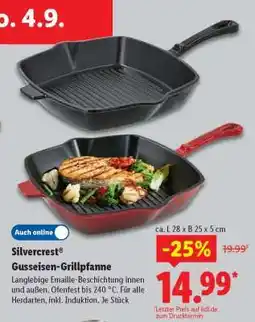 Lidl Silvercrest Gusseisen-Grillpfanne Angebot