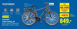 Lidl TELEFUNKEN E-Bike Trekking, 28 Angebot