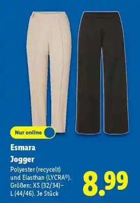 Lidl Esmara Jogger Angebot