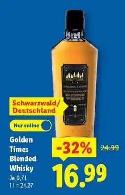 Lidl Golden Times Blended Whisky Angebot