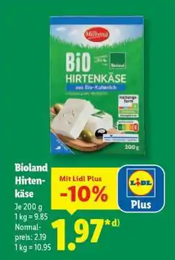 Lidl Bioland Hirtenkäse Angebot