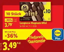Lidl Langnese Magnum Mini Angebot