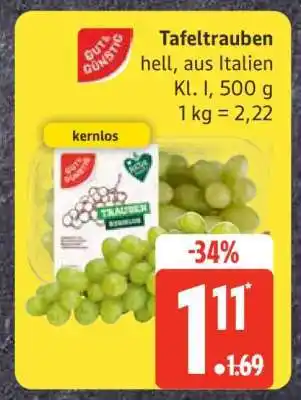 Edeka Tafeltrauben Angebot